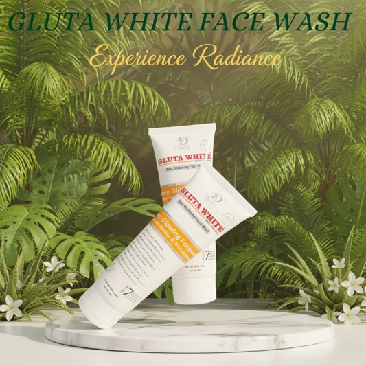 Gluta White Face Wash | Skin Brightening + Anti-Aging Cleanser 100g