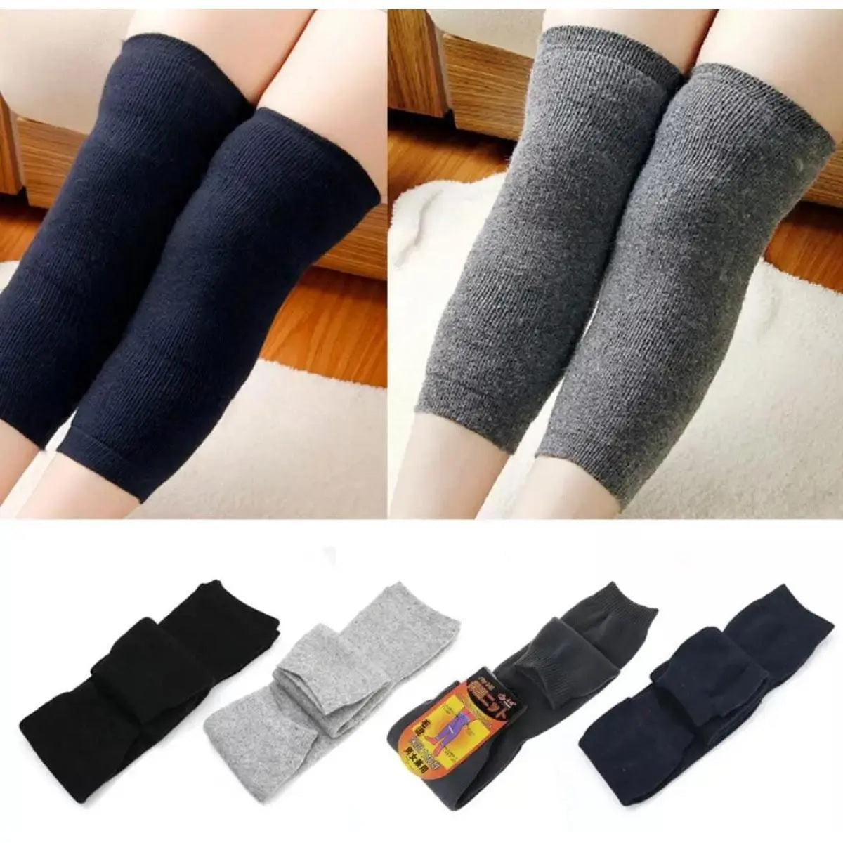 #1 Quality - pair of 2HeatFlex Winter Thermal Knee Pads